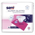 Pieluchomajtki Seni Super Quatro - ROZMIAR XL – 10 sztuk Pieluchomajtki Seni Super Quatro - ROZMIAR XL – 10 sztuk
